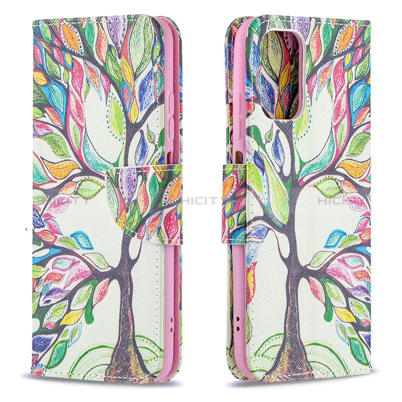 Coque Portefeuille Motif Fantaisie Livre Cuir Etui Clapet B01F pour Xiaomi Redmi Note 10 4G Plus