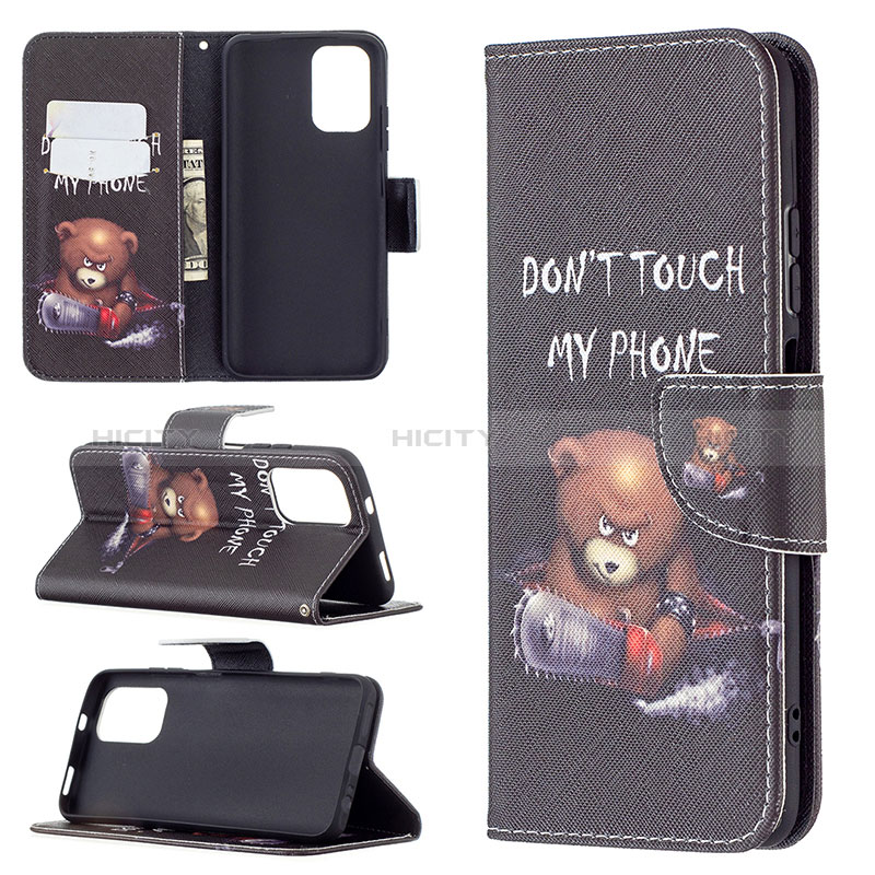 Coque Portefeuille Motif Fantaisie Livre Cuir Etui Clapet B01F pour Xiaomi Redmi Note 10S 4G Plus