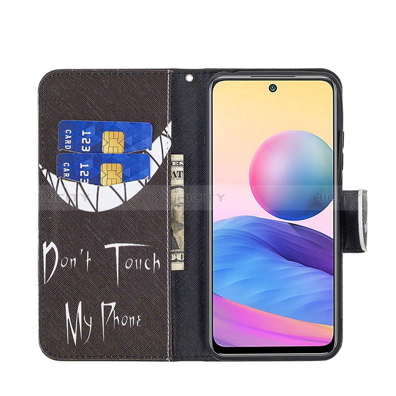 Coque Portefeuille Motif Fantaisie Livre Cuir Etui Clapet B01F pour Xiaomi Redmi Note 10T 5G Plus