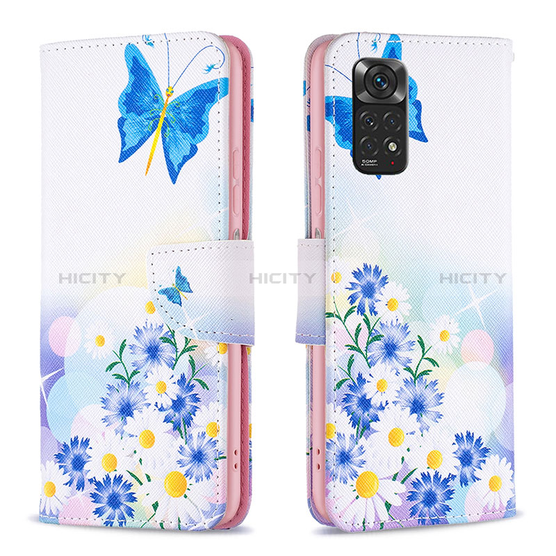 Coque Portefeuille Motif Fantaisie Livre Cuir Etui Clapet B01F pour Xiaomi Redmi Note 11 4G (2022) Plus