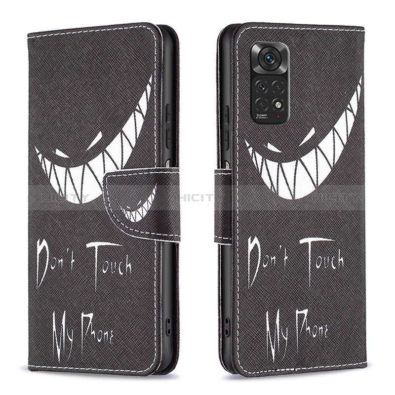 Coque Portefeuille Motif Fantaisie Livre Cuir Etui Clapet B01F pour Xiaomi Redmi Note 11 4G (2022) Plus