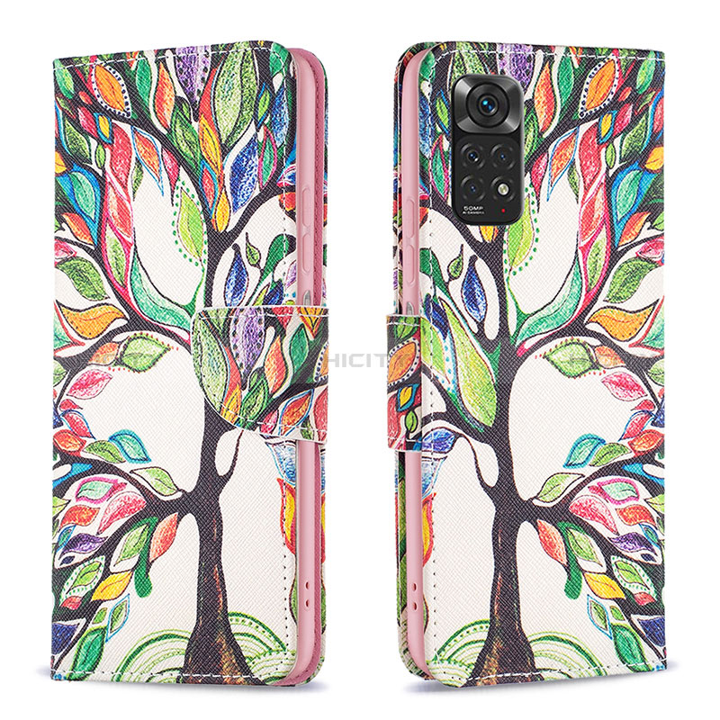 Coque Portefeuille Motif Fantaisie Livre Cuir Etui Clapet B01F pour Xiaomi Redmi Note 11 4G (2022) Plus