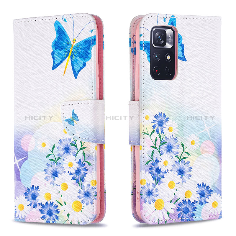 Coque Portefeuille Motif Fantaisie Livre Cuir Etui Clapet B01F pour Xiaomi Redmi Note 11 5G Plus