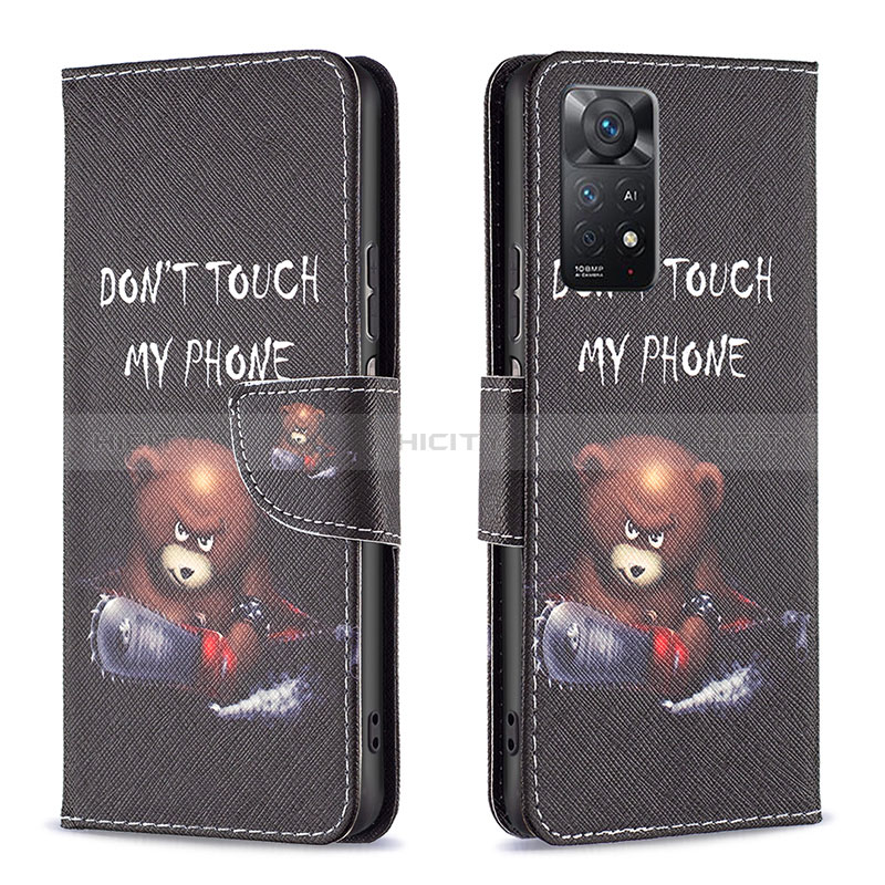 Coque Portefeuille Motif Fantaisie Livre Cuir Etui Clapet B01F pour Xiaomi Redmi Note 11 Pro 5G Plus