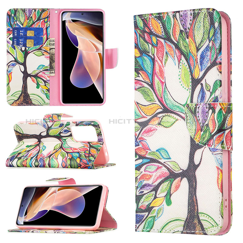 Coque Portefeuille Motif Fantaisie Livre Cuir Etui Clapet B01F pour Xiaomi Redmi Note 11 Pro+ Plus 5G Plus