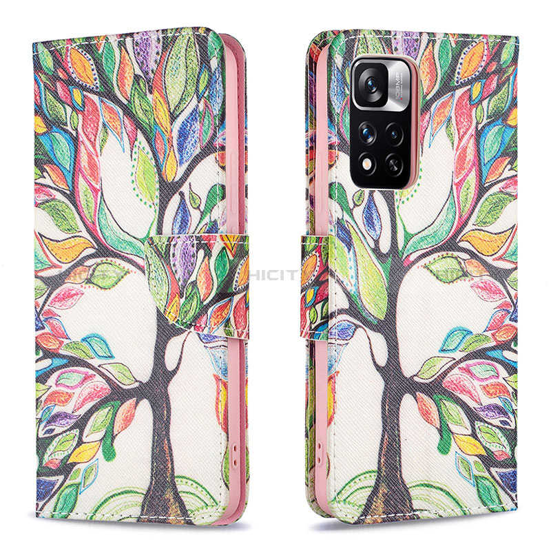 Coque Portefeuille Motif Fantaisie Livre Cuir Etui Clapet B01F pour Xiaomi Redmi Note 11 Pro+ Plus 5G Plus