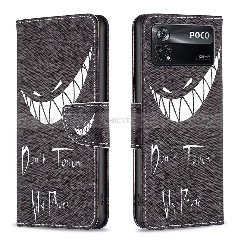 Coque Portefeuille Motif Fantaisie Livre Cuir Etui Clapet B01F pour Xiaomi Redmi Note 11E Pro 5G Plus