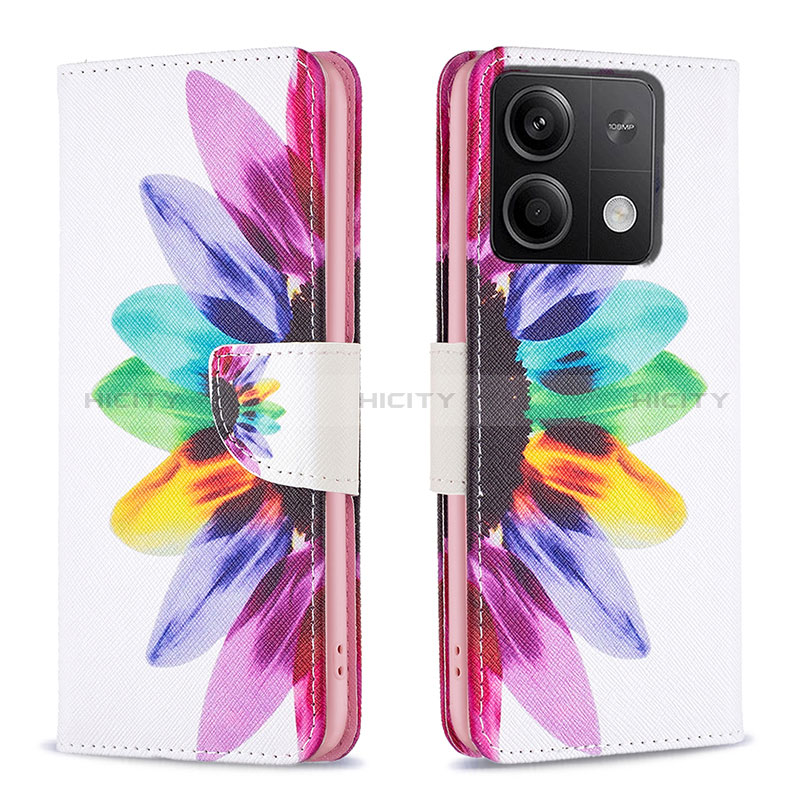 Coque Portefeuille Motif Fantaisie Livre Cuir Etui Clapet B01F pour Xiaomi Redmi Note 13 5G Mixte Plus