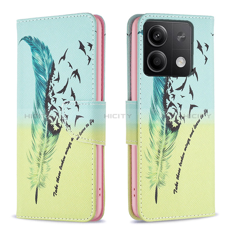 Coque Portefeuille Motif Fantaisie Livre Cuir Etui Clapet B01F pour Xiaomi Redmi Note 13 5G Plus