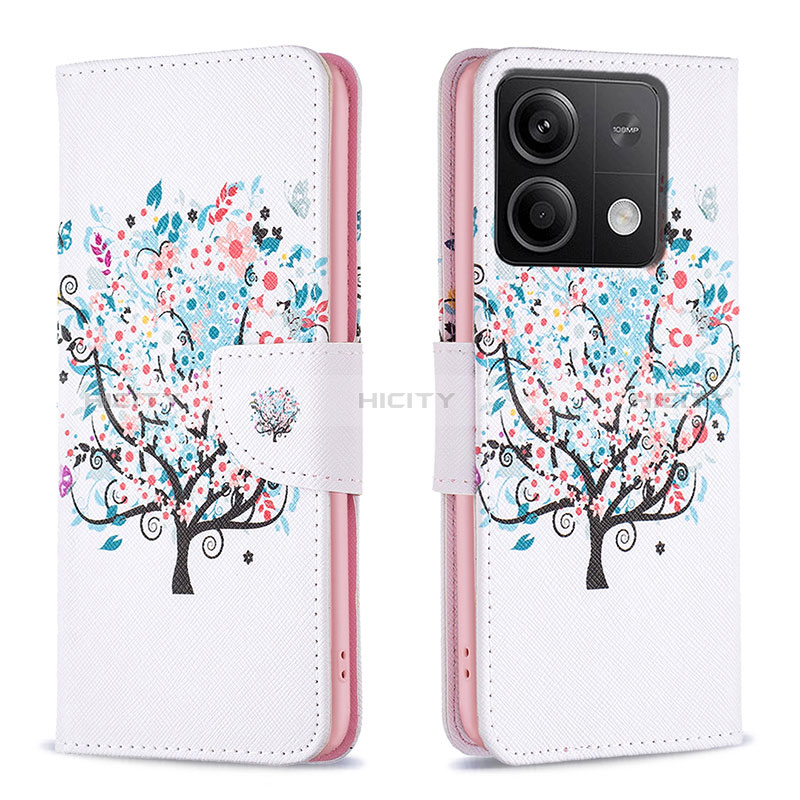 Coque Portefeuille Motif Fantaisie Livre Cuir Etui Clapet B01F pour Xiaomi Redmi Note 13 5G Plus