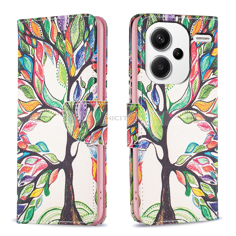 Coque Portefeuille Motif Fantaisie Livre Cuir Etui Clapet B01F pour Xiaomi Redmi Note 13 Pro+ Plus 5G Plus