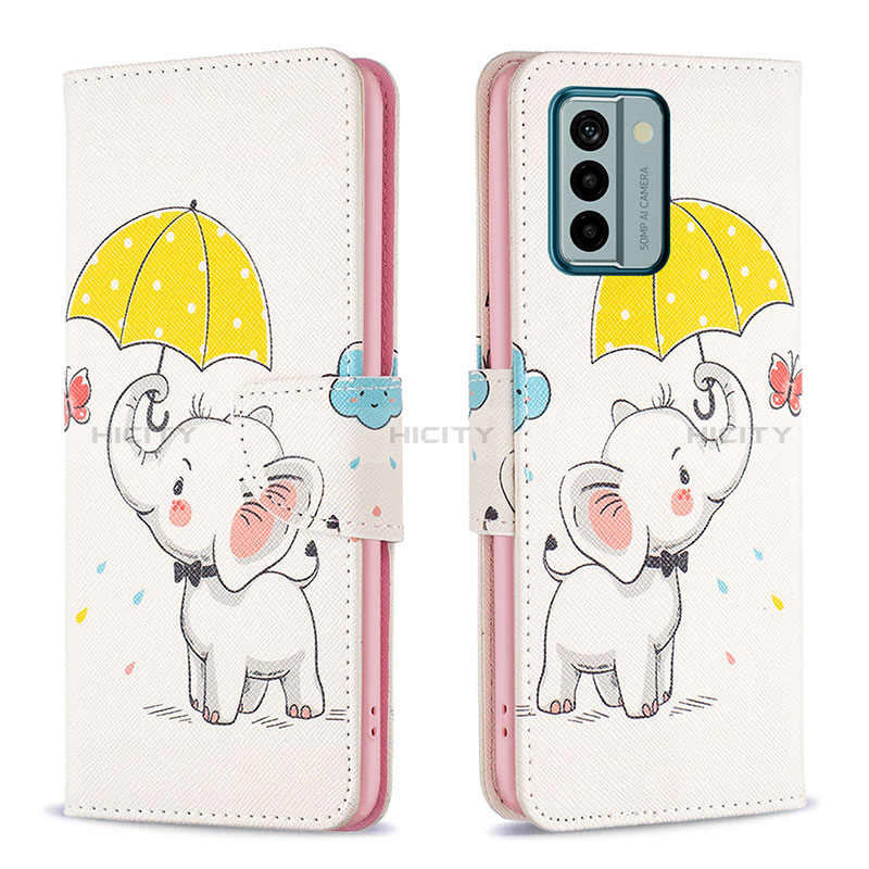 Coque Portefeuille Motif Fantaisie Livre Cuir Etui Clapet B03F pour Nokia G22 Plus