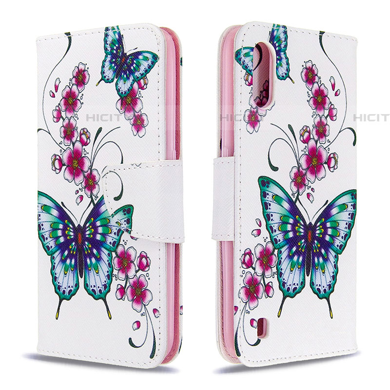 Coque Portefeuille Motif Fantaisie Livre Cuir Etui Clapet B03F pour Samsung Galaxy A01 SM-A015 Plus