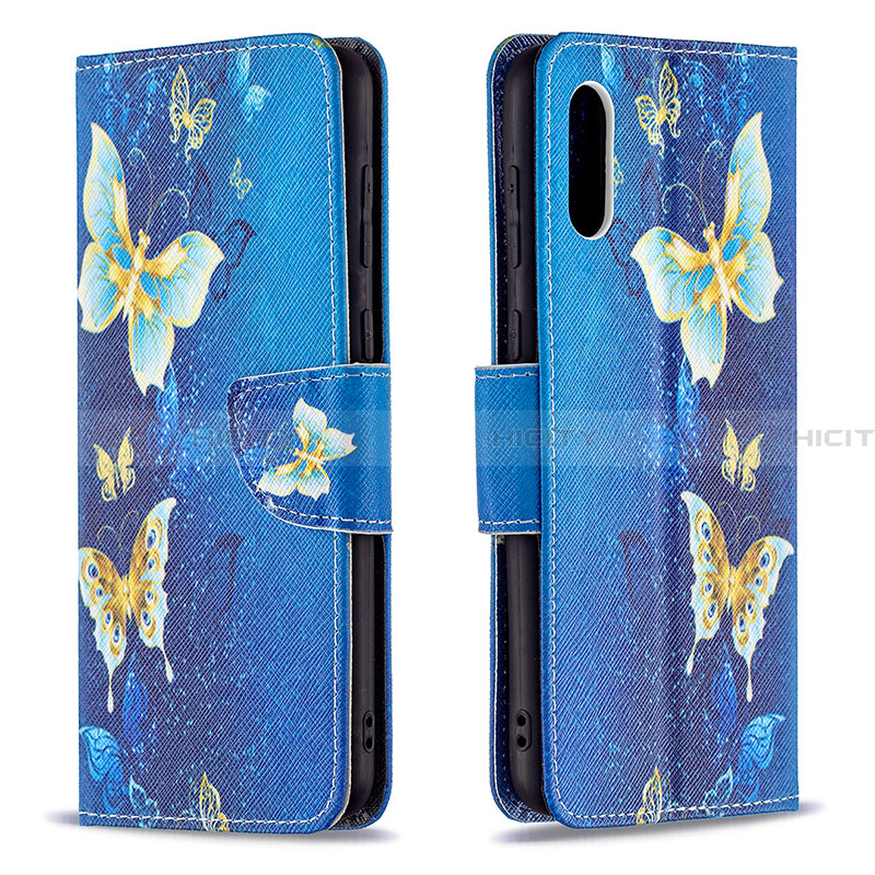 Coque Portefeuille Motif Fantaisie Livre Cuir Etui Clapet B03F pour Samsung Galaxy A02 Plus