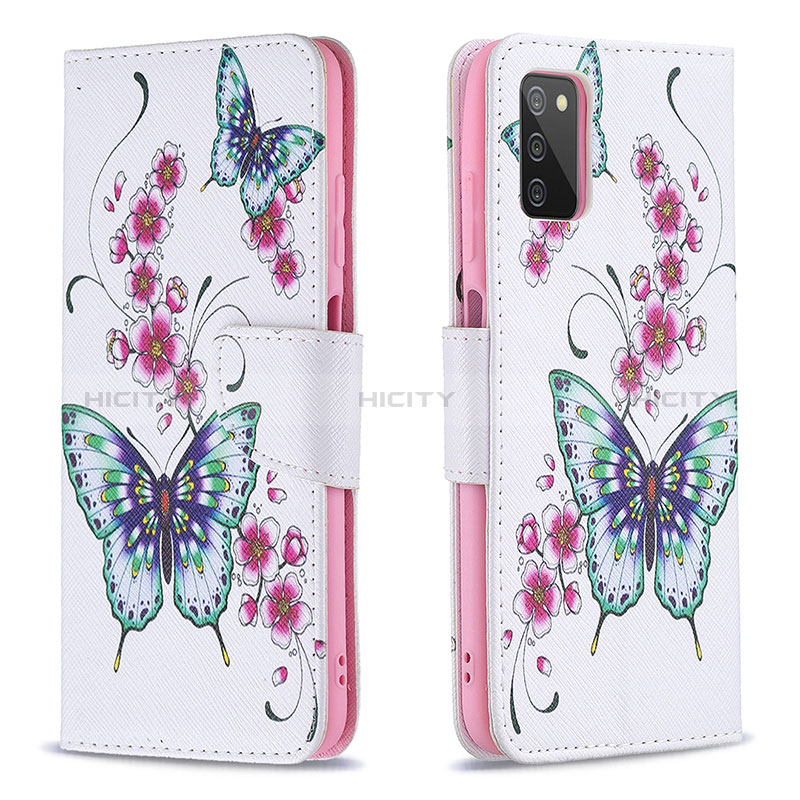 Coque Portefeuille Motif Fantaisie Livre Cuir Etui Clapet B03F pour Samsung Galaxy A02s Plus