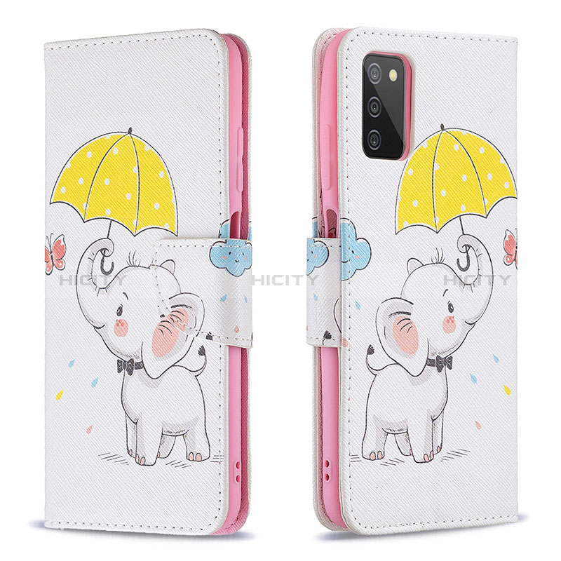 Coque Portefeuille Motif Fantaisie Livre Cuir Etui Clapet B03F pour Samsung Galaxy A02s Plus