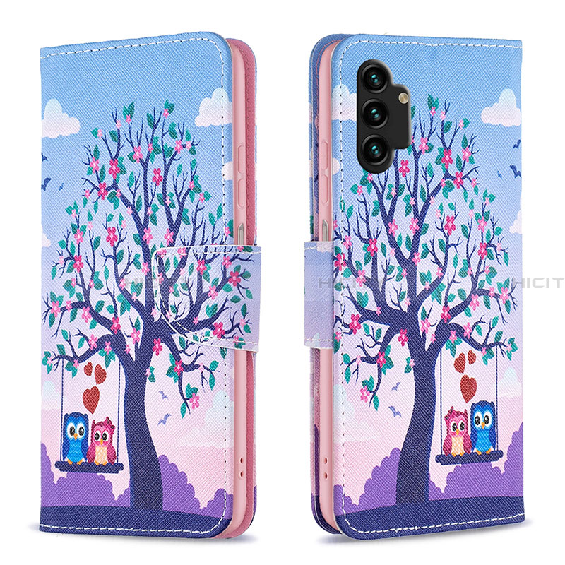 Coque Portefeuille Motif Fantaisie Livre Cuir Etui Clapet B03F pour Samsung Galaxy A13 4G Plus