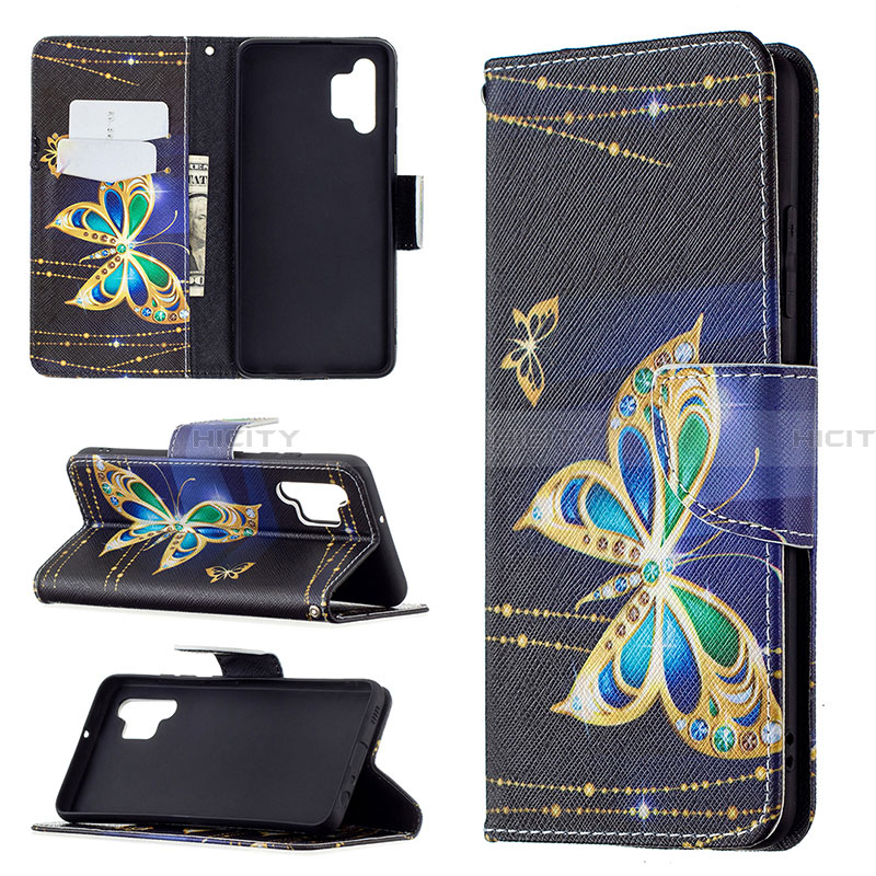 Coque Portefeuille Motif Fantaisie Livre Cuir Etui Clapet B03F pour Samsung Galaxy A32 4G Plus