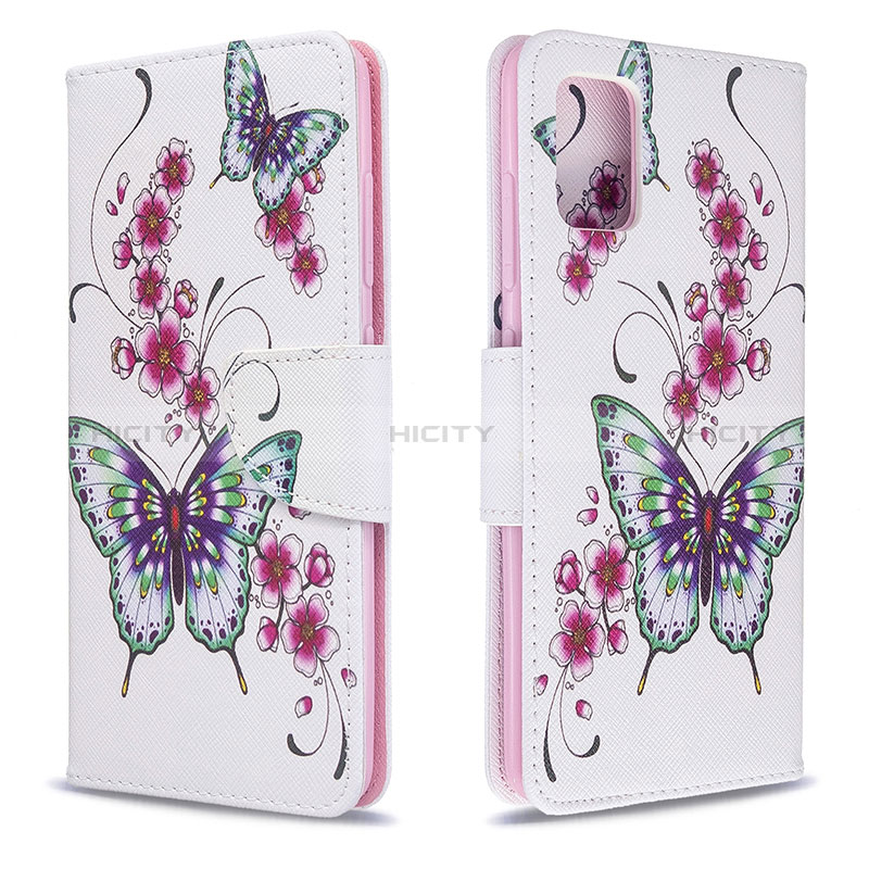 Coque Portefeuille Motif Fantaisie Livre Cuir Etui Clapet B03F pour Samsung Galaxy A51 4G Plus