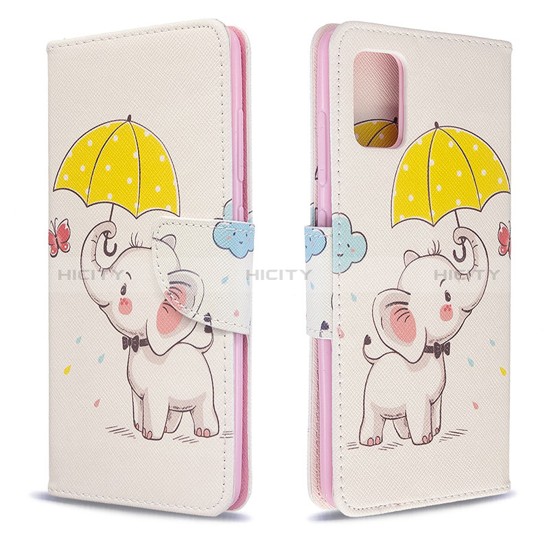 Coque Portefeuille Motif Fantaisie Livre Cuir Etui Clapet B03F pour Samsung Galaxy A51 5G Plus