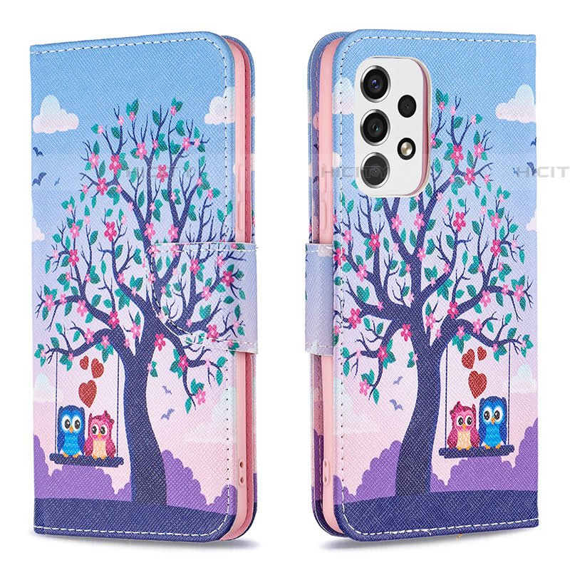 Coque Portefeuille Motif Fantaisie Livre Cuir Etui Clapet B03F pour Samsung Galaxy A53 5G Plus