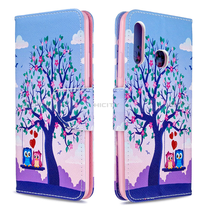 Coque Portefeuille Motif Fantaisie Livre Cuir Etui Clapet B03F pour Samsung Galaxy A70E Plus