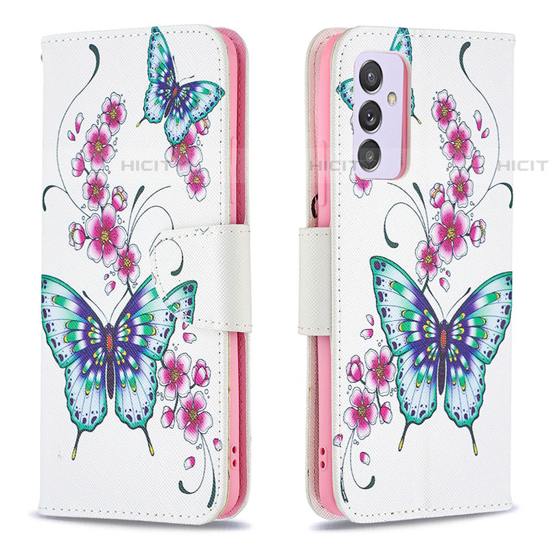 Coque Portefeuille Motif Fantaisie Livre Cuir Etui Clapet B03F pour Samsung Galaxy F54 5G Colorful Plus