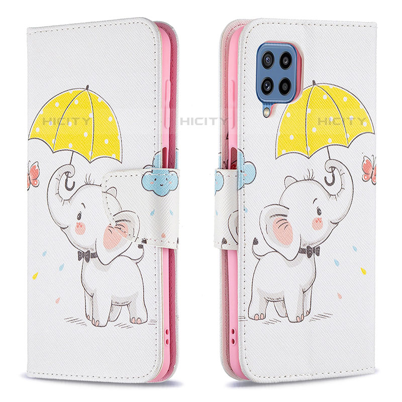 Coque Portefeuille Motif Fantaisie Livre Cuir Etui Clapet B03F pour Samsung Galaxy M32 4G Plus