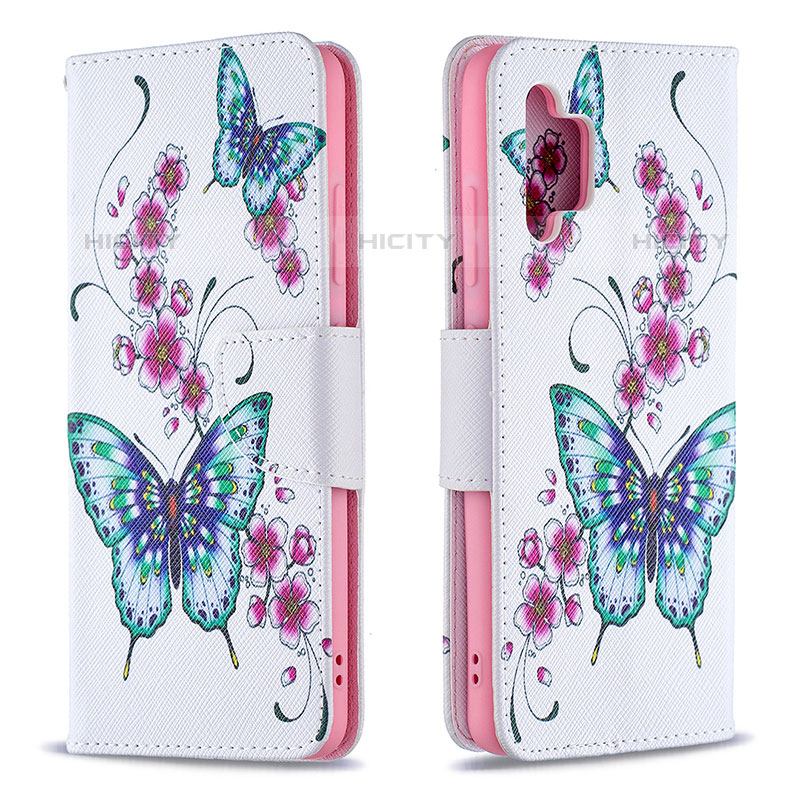 Coque Portefeuille Motif Fantaisie Livre Cuir Etui Clapet B03F pour Samsung Galaxy M32 5G Colorful Plus