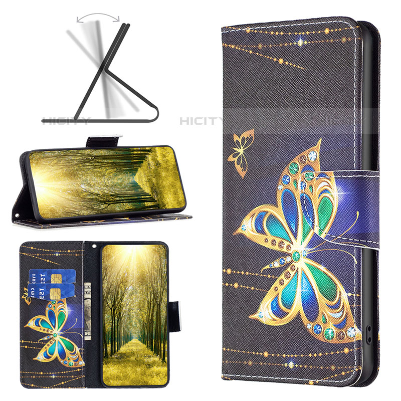 Coque Portefeuille Motif Fantaisie Livre Cuir Etui Clapet B03F pour Samsung Galaxy M53 5G Plus