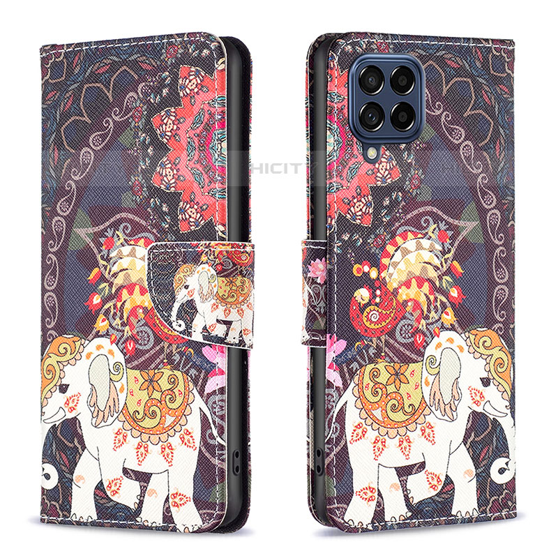 Coque Portefeuille Motif Fantaisie Livre Cuir Etui Clapet B03F pour Samsung Galaxy M53 5G Plus