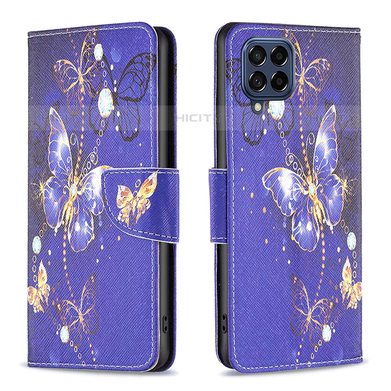 Coque Portefeuille Motif Fantaisie Livre Cuir Etui Clapet B03F pour Samsung Galaxy M53 5G Plus