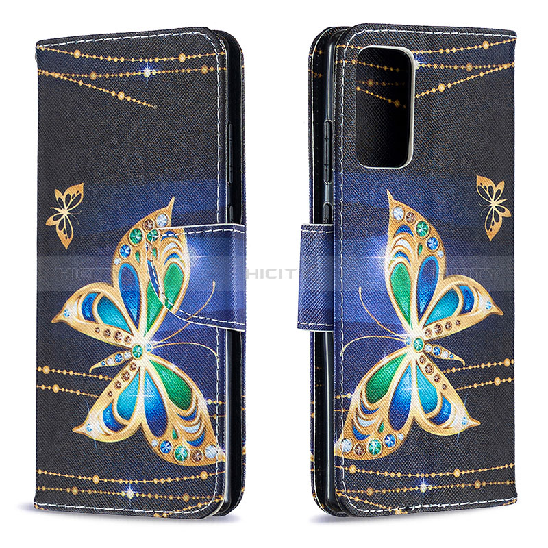 Coque Portefeuille Motif Fantaisie Livre Cuir Etui Clapet B03F pour Samsung Galaxy Note 20 5G Noir Plus