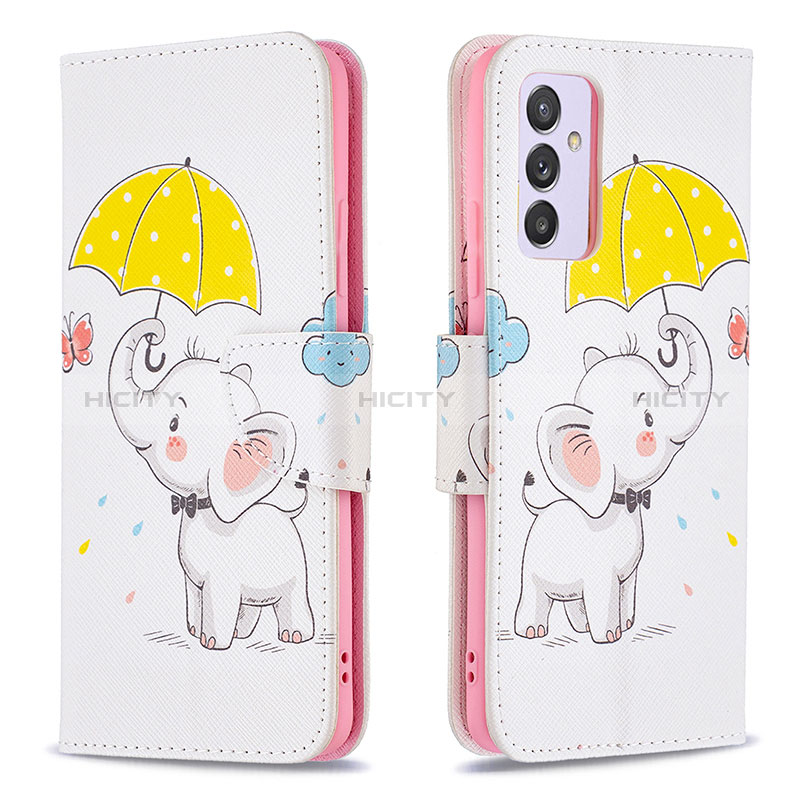 Coque Portefeuille Motif Fantaisie Livre Cuir Etui Clapet B03F pour Samsung Galaxy Quantum2 5G Plus