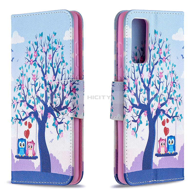 Coque Portefeuille Motif Fantaisie Livre Cuir Etui Clapet B03F pour Samsung Galaxy S20 Lite 5G Plus