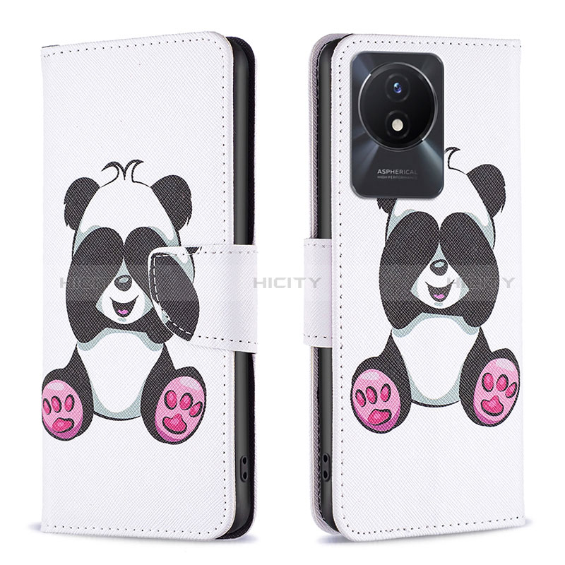 Coque Portefeuille Motif Fantaisie Livre Cuir Etui Clapet B03F pour Vivo Y11 (2023) Plus