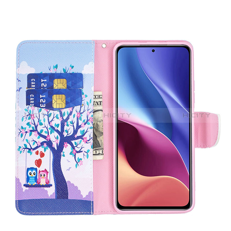 Coque Portefeuille Motif Fantaisie Livre Cuir Etui Clapet B03F pour Xiaomi Mi 11i 5G Plus