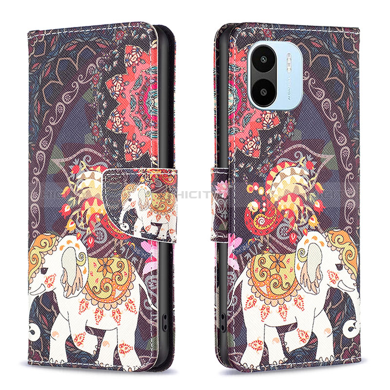 Coque Portefeuille Motif Fantaisie Livre Cuir Etui Clapet B03F pour Xiaomi Poco C50 Plus