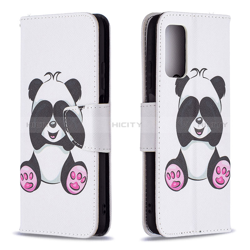 Coque Portefeuille Motif Fantaisie Livre Cuir Etui Clapet B03F pour Xiaomi Poco M3 Blanc Plus