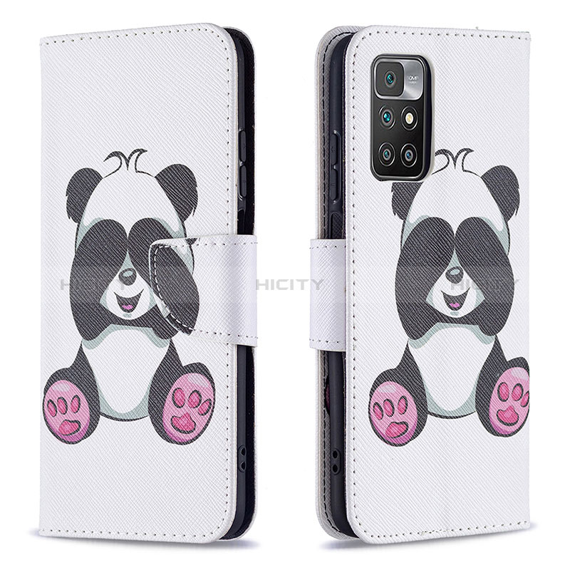 Coque Portefeuille Motif Fantaisie Livre Cuir Etui Clapet B03F pour Xiaomi Redmi 10 4G Plus