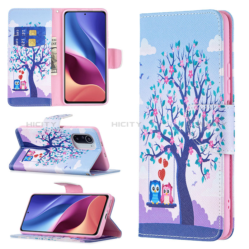 Coque Portefeuille Motif Fantaisie Livre Cuir Etui Clapet B03F pour Xiaomi Redmi K40 Pro 5G Plus