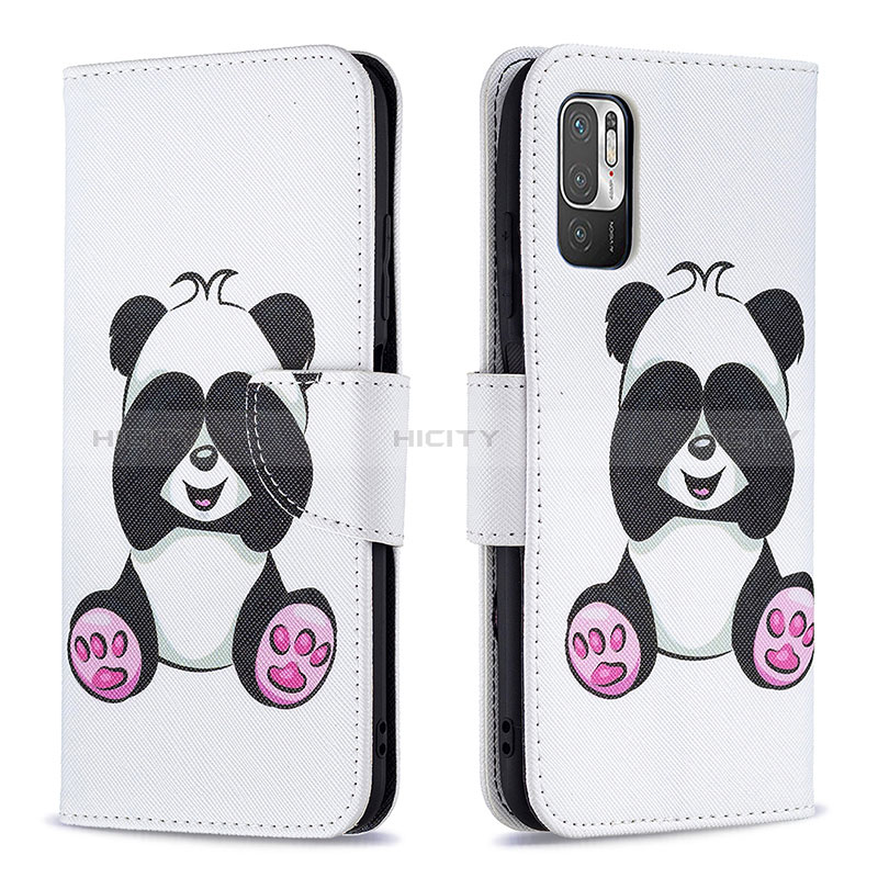 Coque Portefeuille Motif Fantaisie Livre Cuir Etui Clapet B03F pour Xiaomi Redmi Note 11 SE 5G Blanc Plus