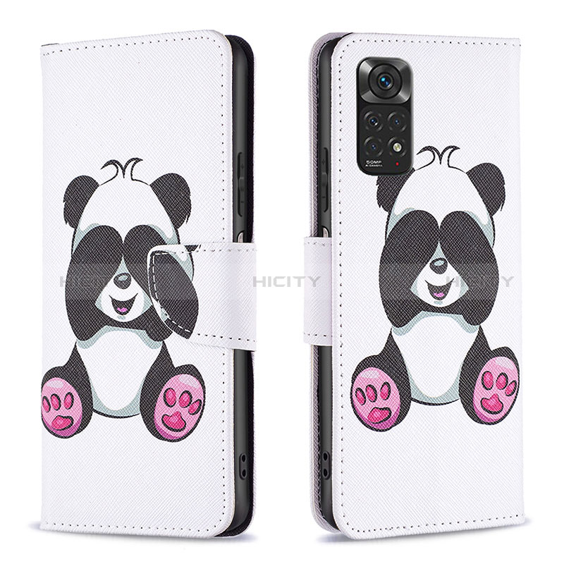 Coque Portefeuille Motif Fantaisie Livre Cuir Etui Clapet B03F pour Xiaomi Redmi Note 11S 4G Plus