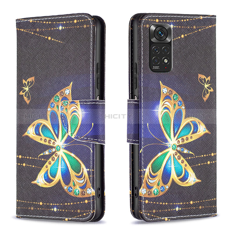 Coque Portefeuille Motif Fantaisie Livre Cuir Etui Clapet B03F pour Xiaomi Redmi Note 11S 4G Plus