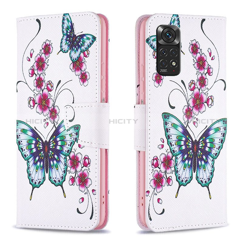 Coque Portefeuille Motif Fantaisie Livre Cuir Etui Clapet B03F pour Xiaomi Redmi Note 11S 4G Plus