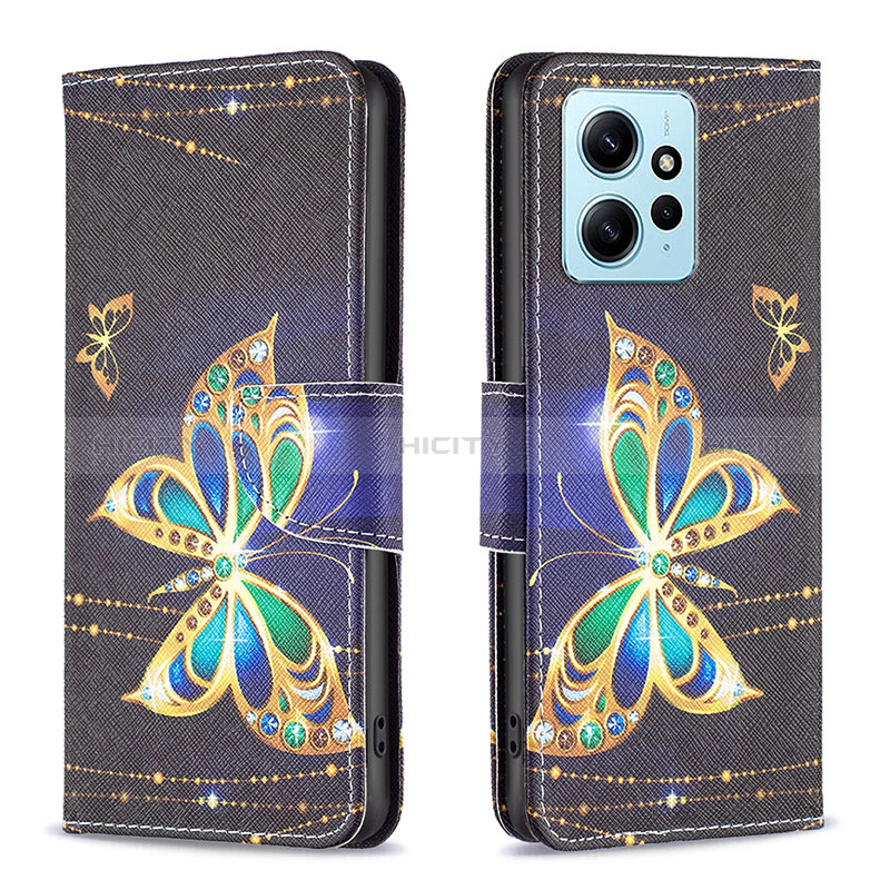 Coque Portefeuille Motif Fantaisie Livre Cuir Etui Clapet B03F pour Xiaomi Redmi Note 12 4G Plus