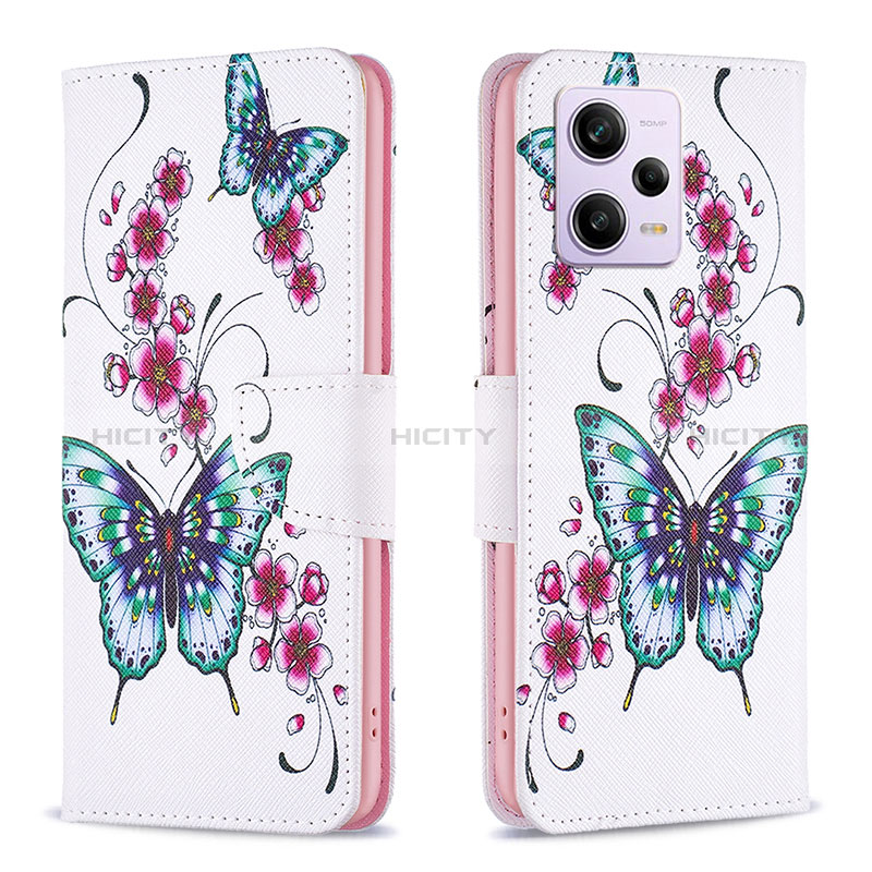 Coque Portefeuille Motif Fantaisie Livre Cuir Etui Clapet B03F pour Xiaomi Redmi Note 12 Pro+ Plus 5G Colorful Plus