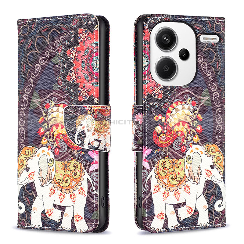 Coque Portefeuille Motif Fantaisie Livre Cuir Etui Clapet B03F pour Xiaomi Redmi Note 13 Pro+ Plus 5G Plus