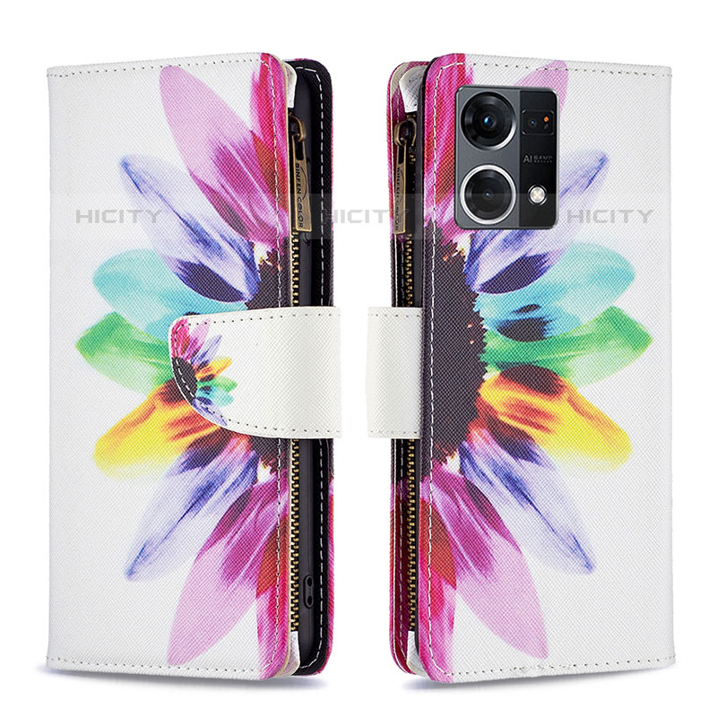 Coque Portefeuille Motif Fantaisie Livre Cuir Etui Clapet B04F pour Oppo F21 Pro 4G Mixte Plus