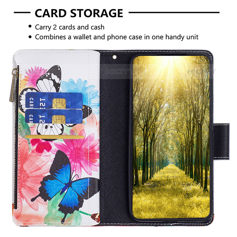 Coque Portefeuille Motif Fantaisie Livre Cuir Etui Clapet B04F pour Oppo F21 Pro 4G Plus